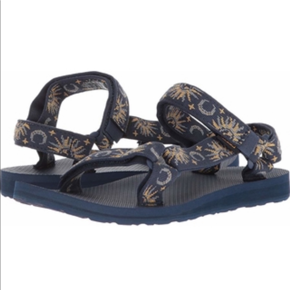 SUN / MOON TEVAS COSMIC SANDALS